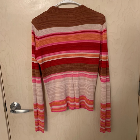 Free People Show Off Your Stripes Pullover Sweater - Multicolor - Size S - Picture 6 of 7